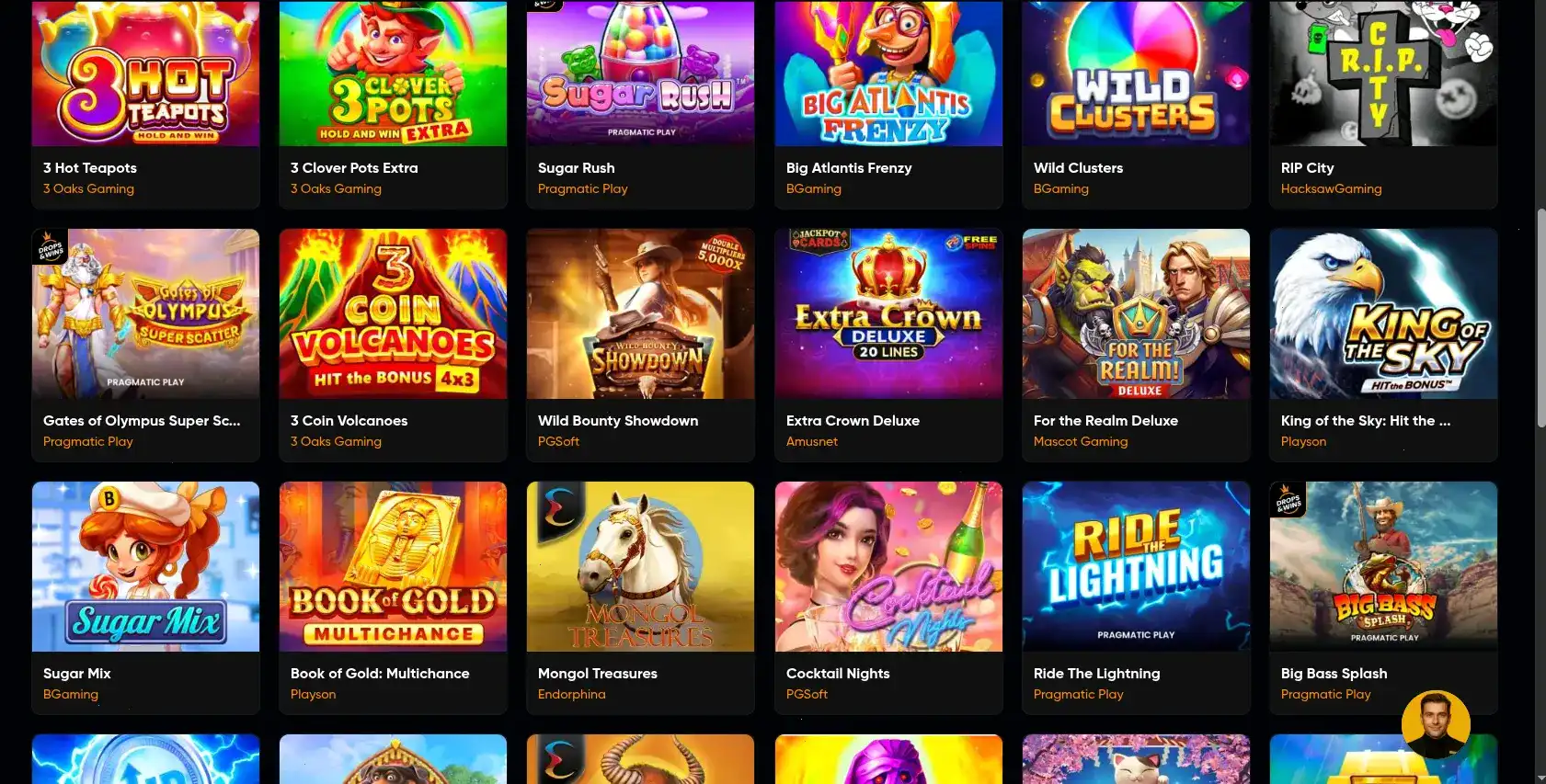Игровой интерфейс Gorilla casino на компьютере и телефоне